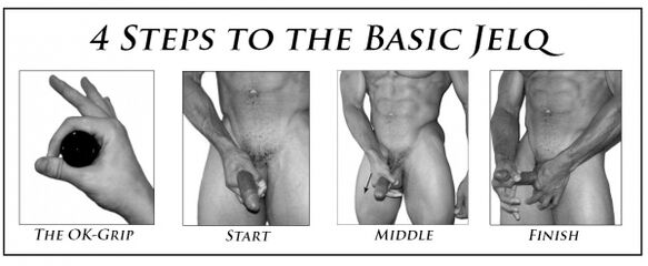 Пенисинин кеңейүүсү үчүн Jelqing